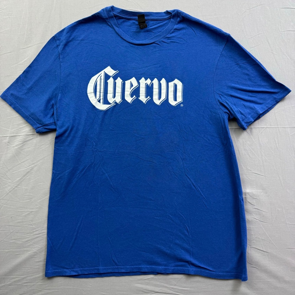 Jose Cuervo Tequila T-Shirt Mens XL Blue District Short Sleeve Graphic Tee